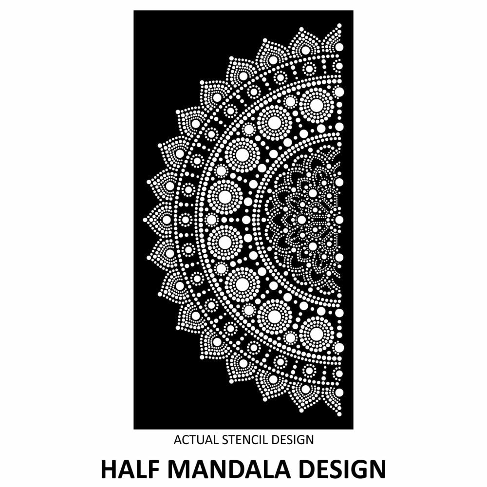 Brilliance Dotted Mandala Stencil