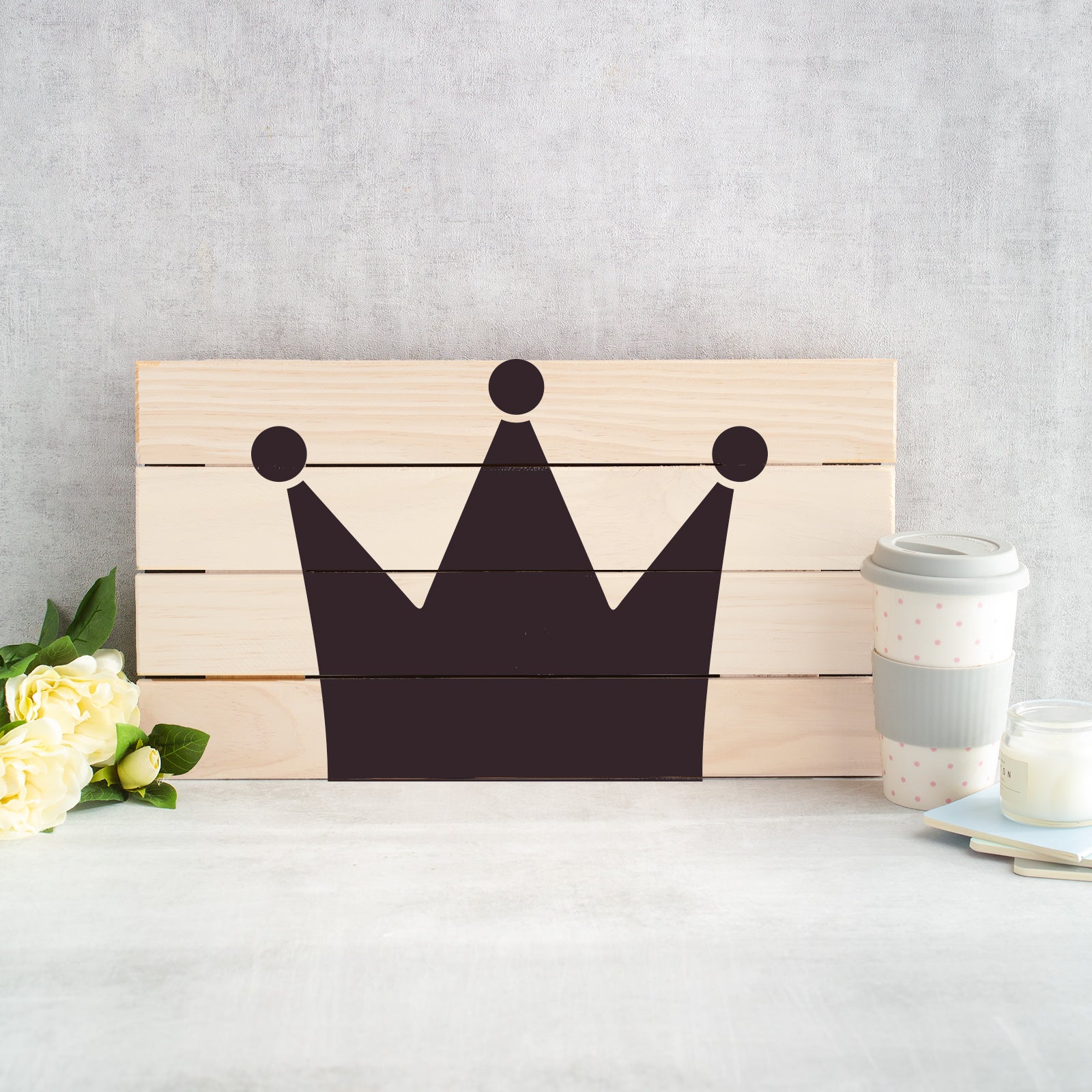 Princess Crown Stencil