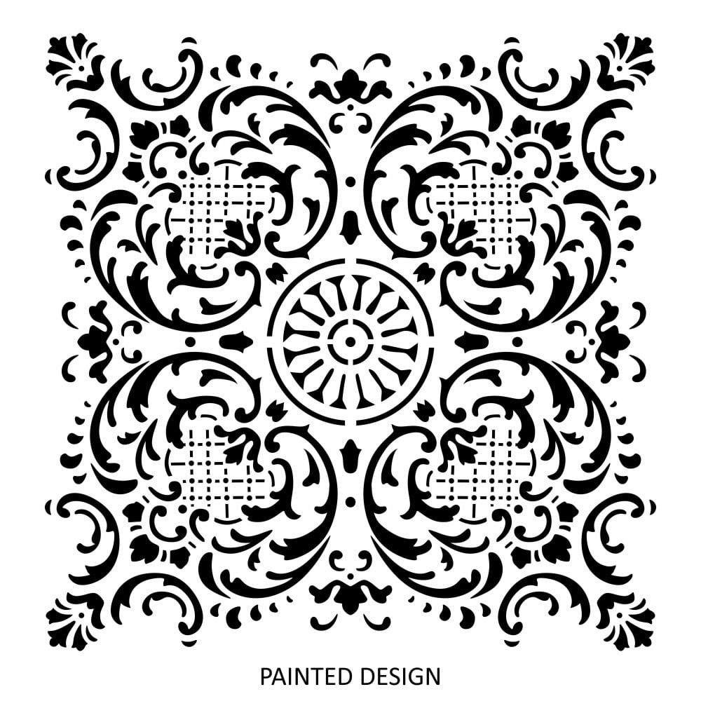 Versailles Damask Stencil