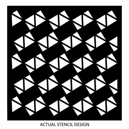 Zigzag Deco Allover Stencil