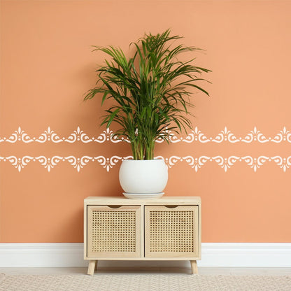 Amara Damask Border Stencil