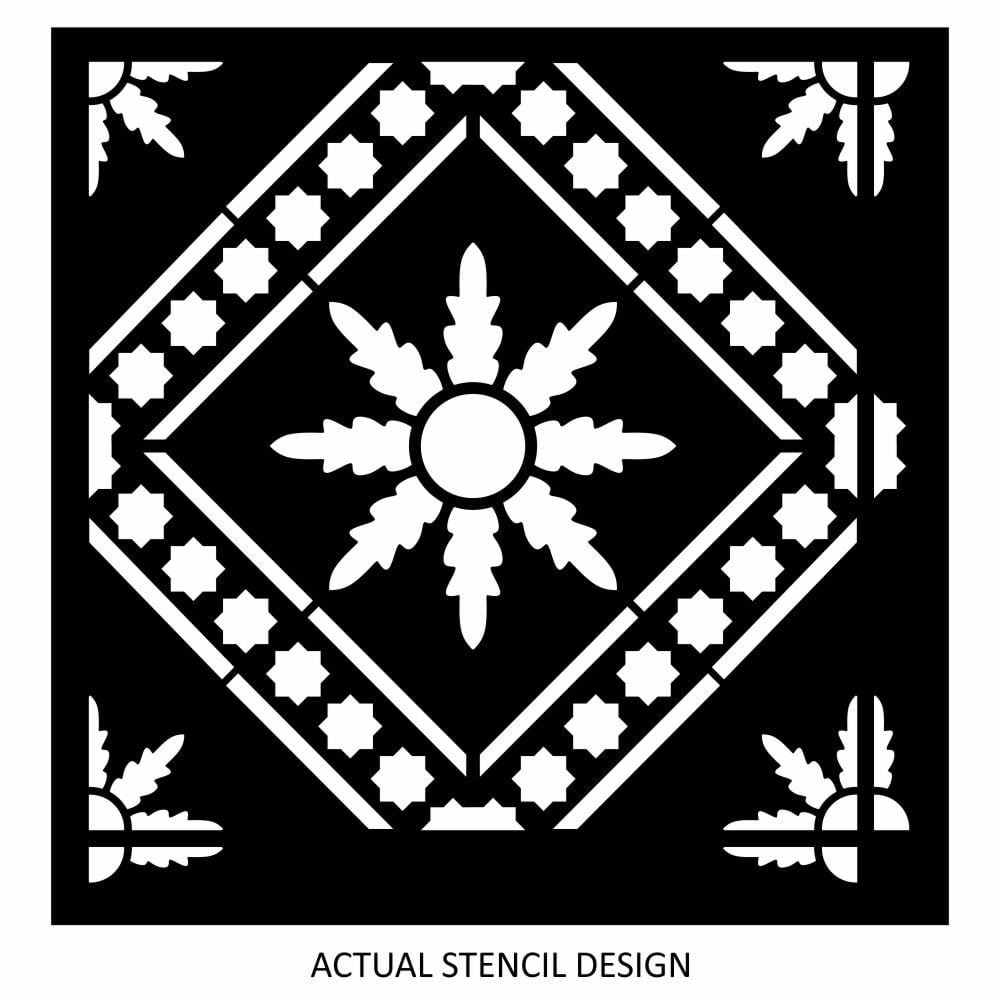 Dali Moroccan Tile Stencil