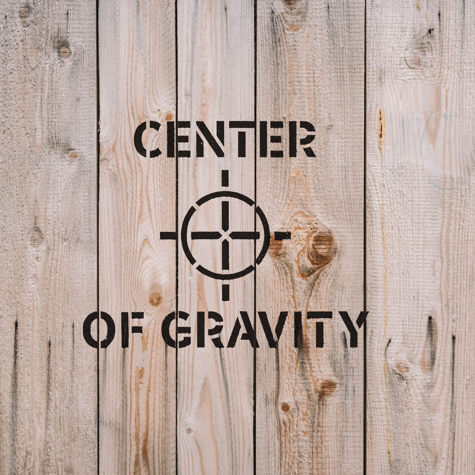 Center Of Gravity Stencil