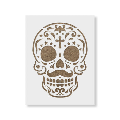 Sugar Skull Gomez Stencil