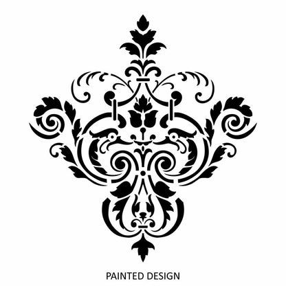 Loire Damask Stencil