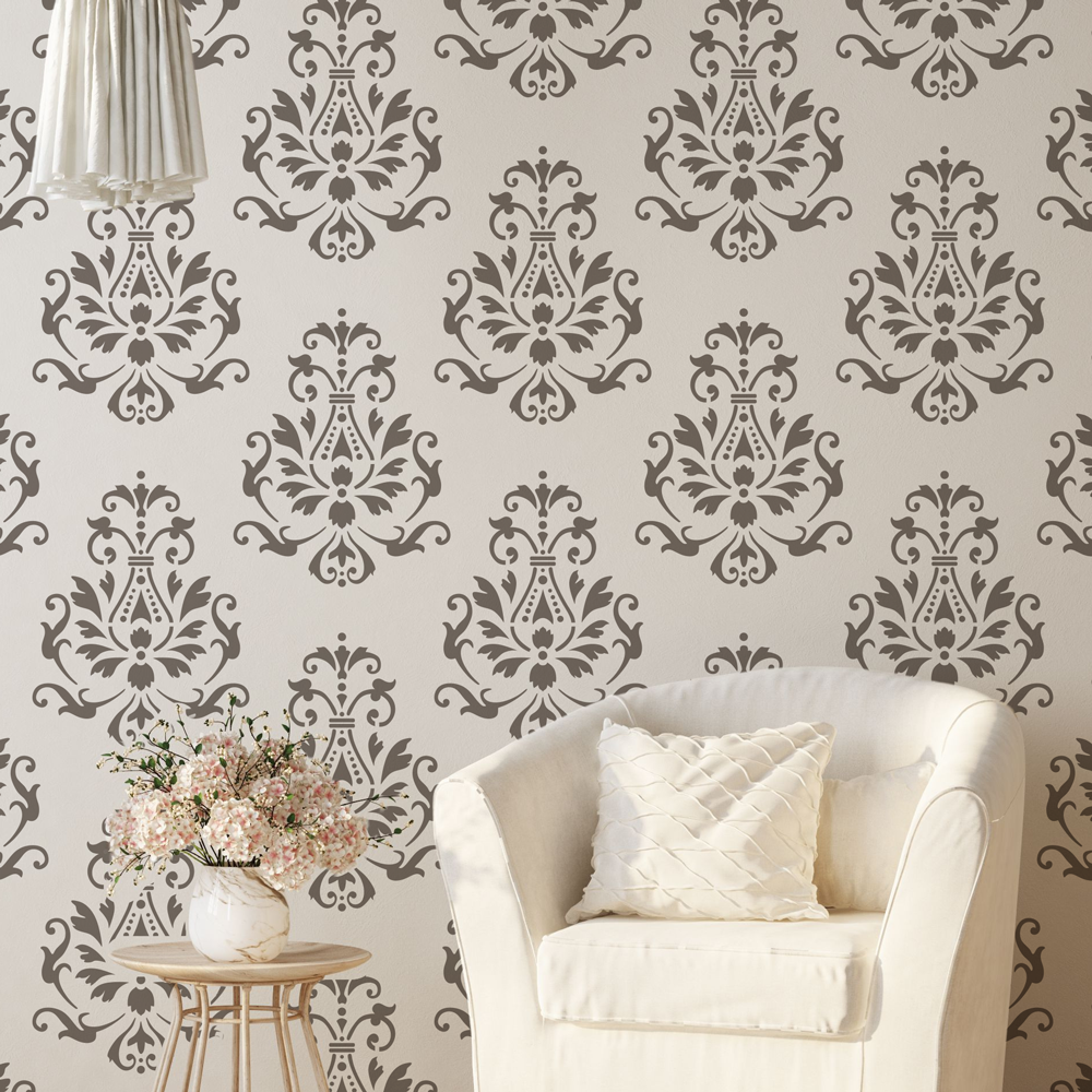 Rosetti Damask Stencil