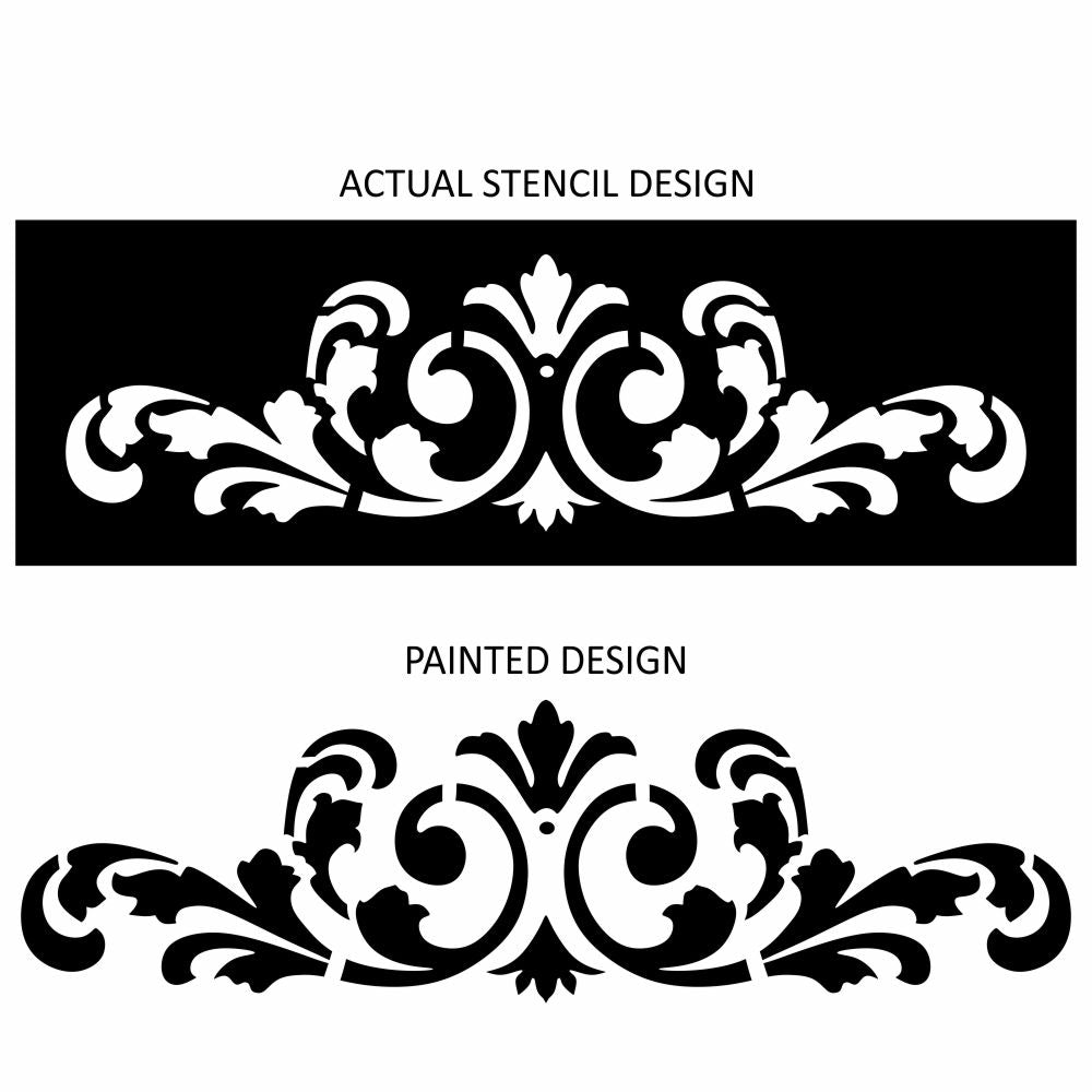 Sicily Damask Decal Stencil