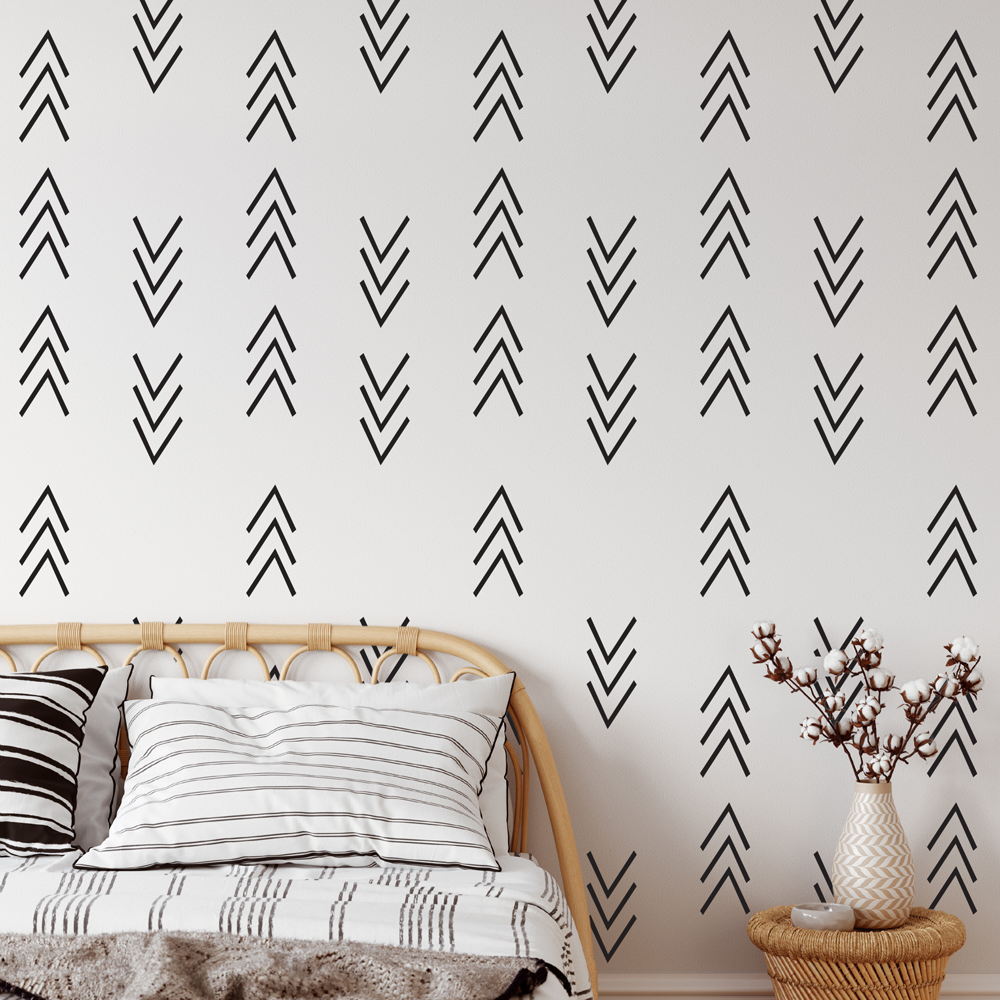 Drifting Arrow Boho Stencil