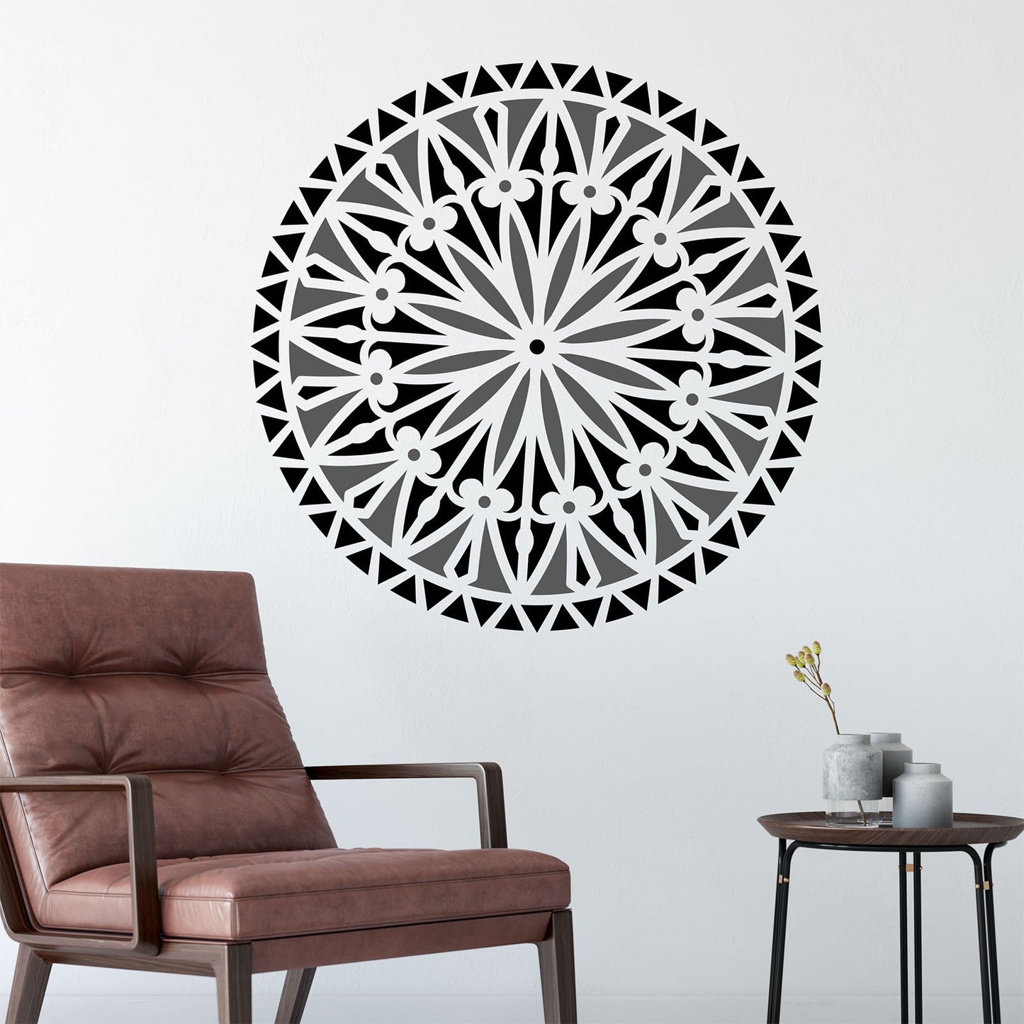 Bellis Mandala Stencil