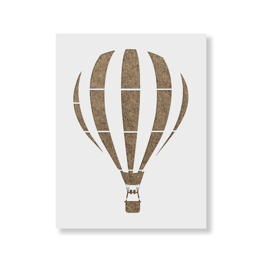 Hot Air Balloon Stencil