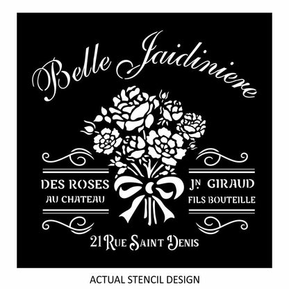 Belle Floral Vintage Stencil