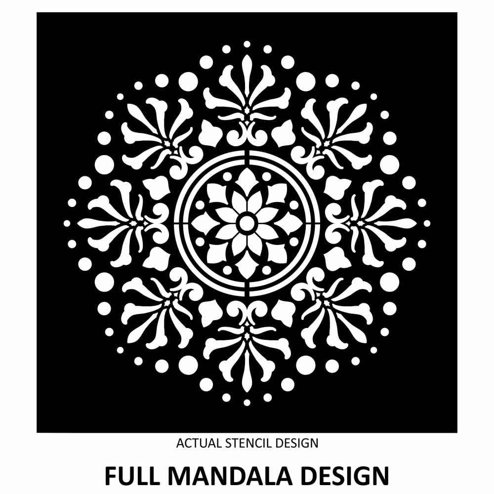 Hassana Mandala Stencil