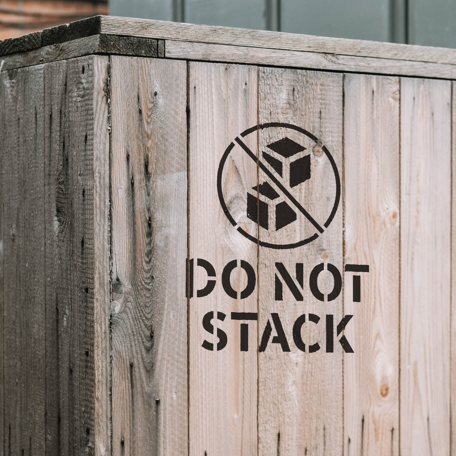 Do Not Stack Stencil