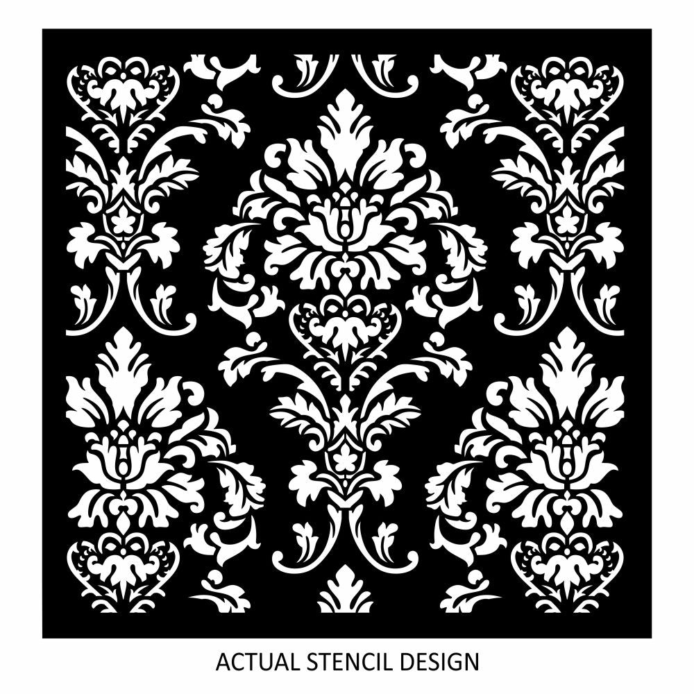 Duchess Damask Wallpaper Stencil