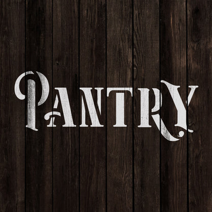 Rustic Pantry Stencil