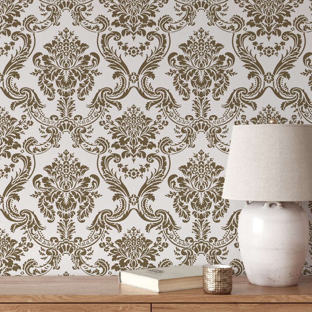 Tamara Floral Damask Stencil