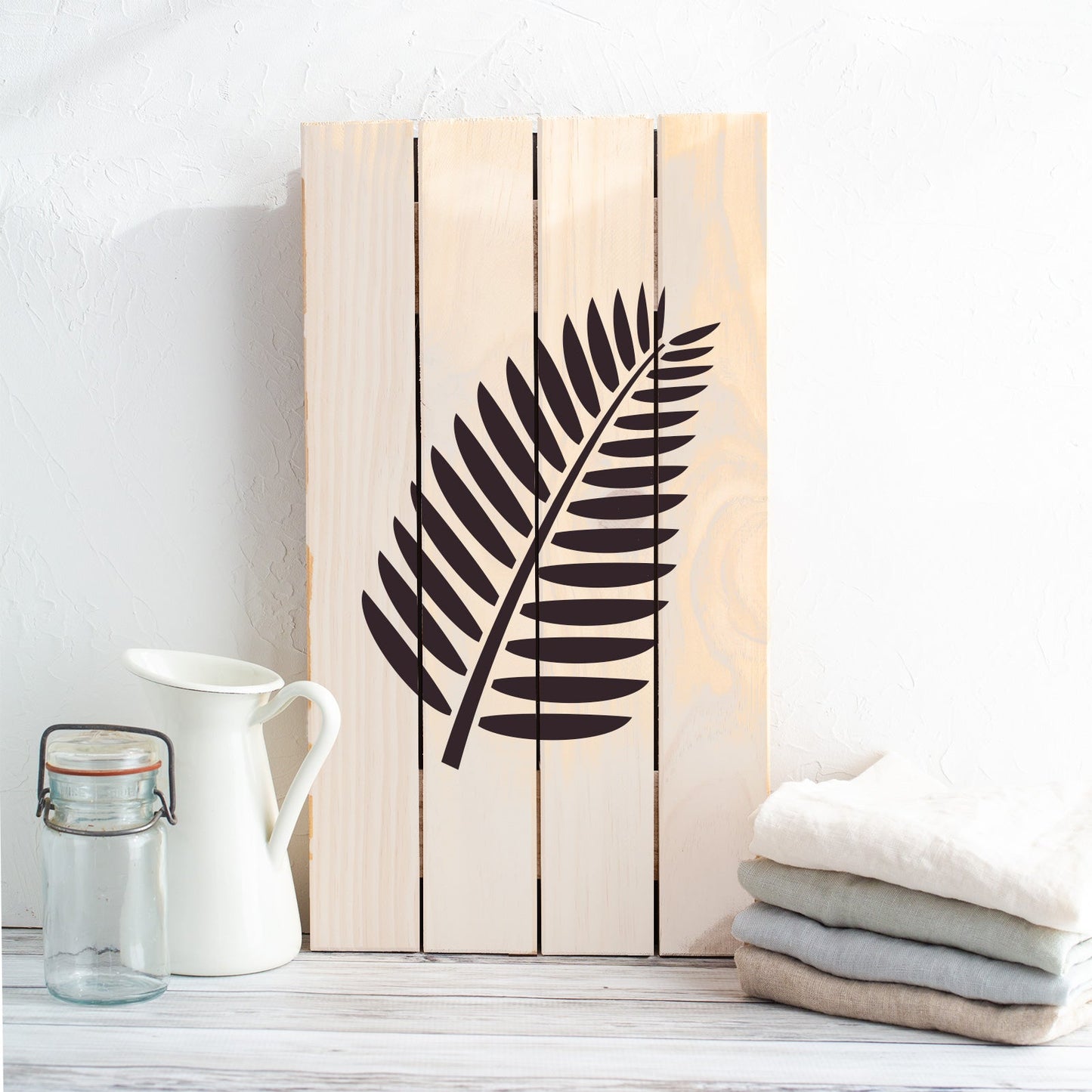 Tropical Leaf Stencil