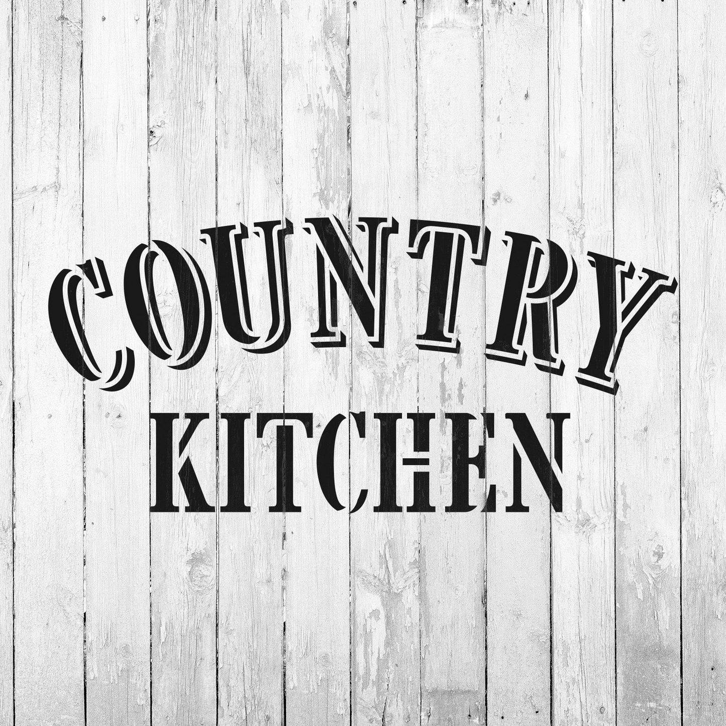 Country Kitchen Stencil