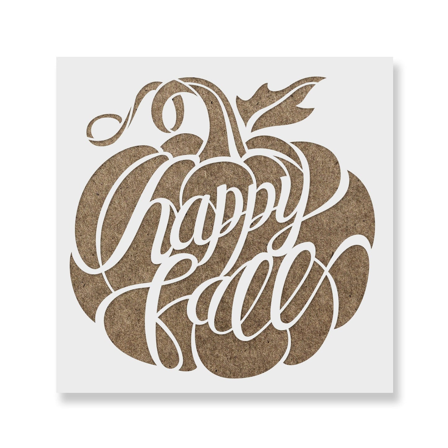 Happy Fall Pumpkin Sign Stencil