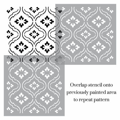 Manisa Floral Allover Stencil