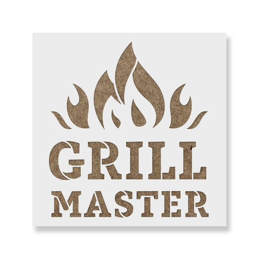 Grill Master Summer Bbq Stencil