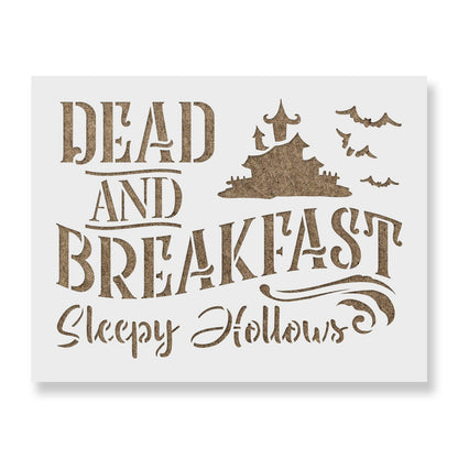 Dead And Breakfast Stencil