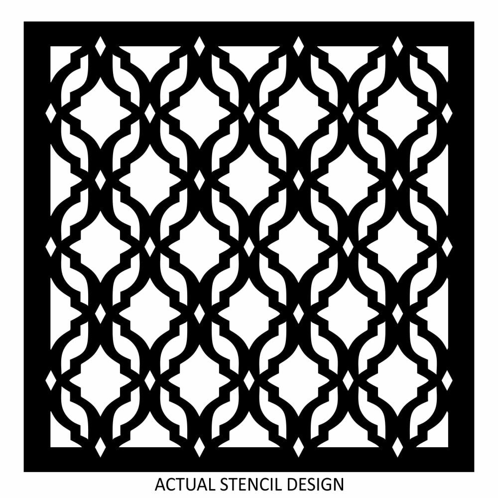 Mera Moroccan Trellis Stencil