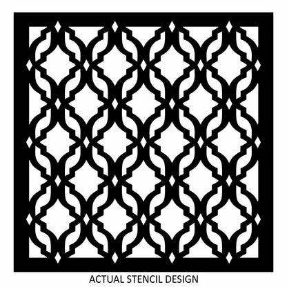 Mera Moroccan Trellis Stencil