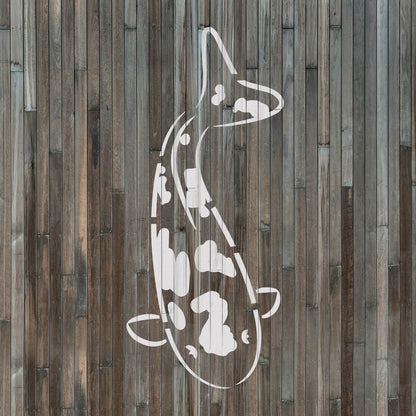 Koi Fish Stencil