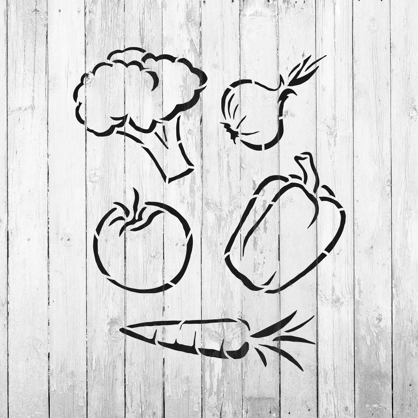 Vegetables Stencil