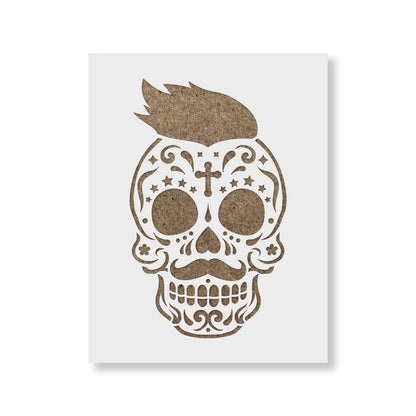 Sugar Skull James Stencil