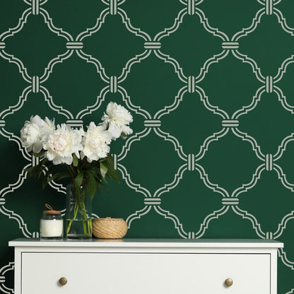 Deco Moroc Trellis Stencil