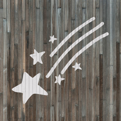 Shooting Star Stencil