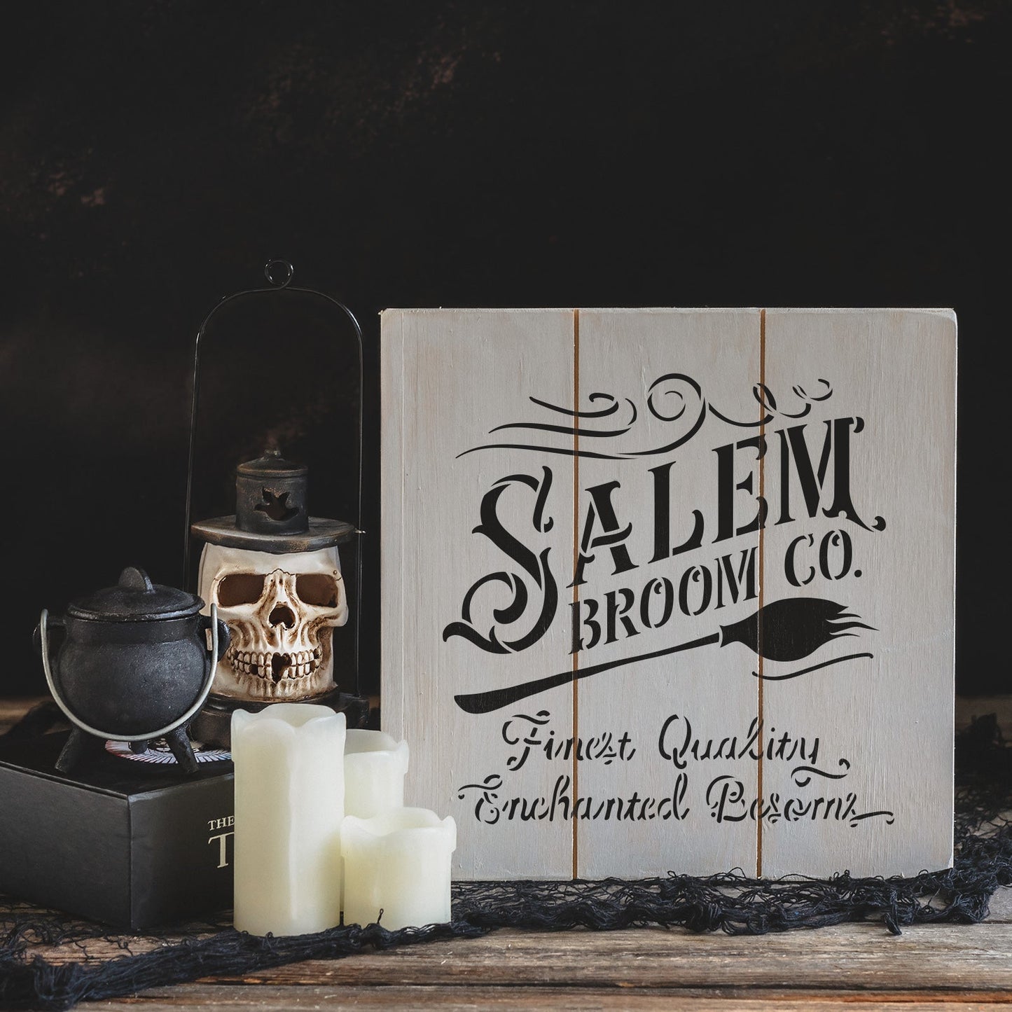 Salem Broom Co Stencil