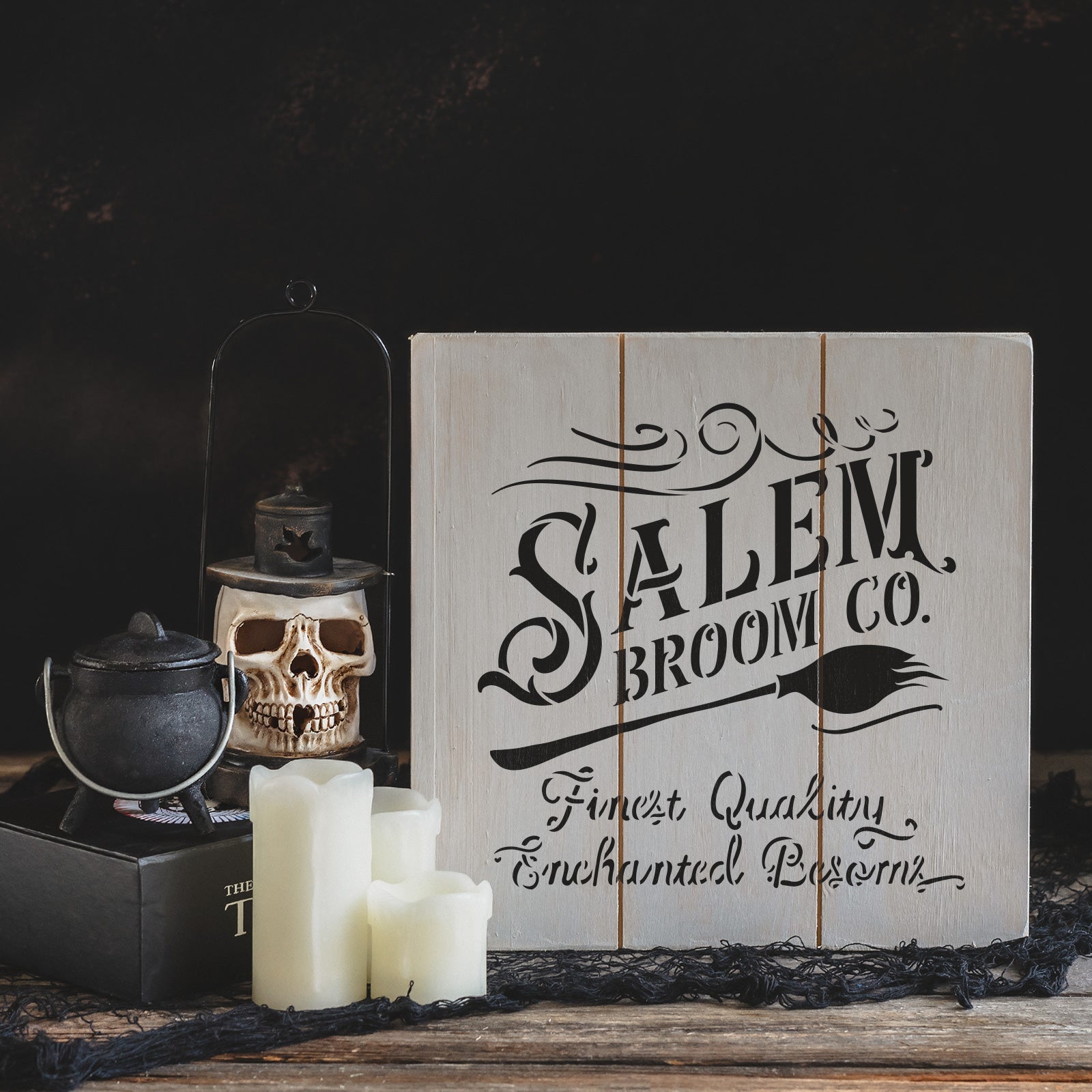 Salem Broom Co Stencil