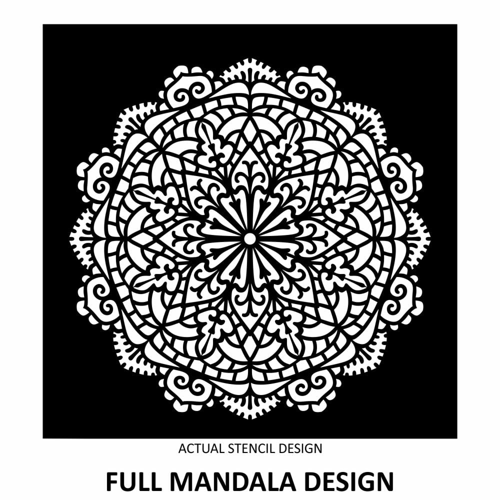 Karenna Indian Lace Mandala Stencil