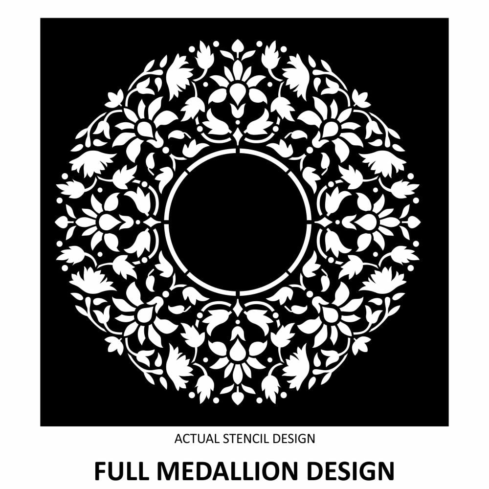 Elba Ceiling Medallion Stencil