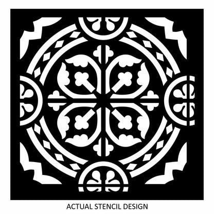 Bursa Moroc Tile Stencil