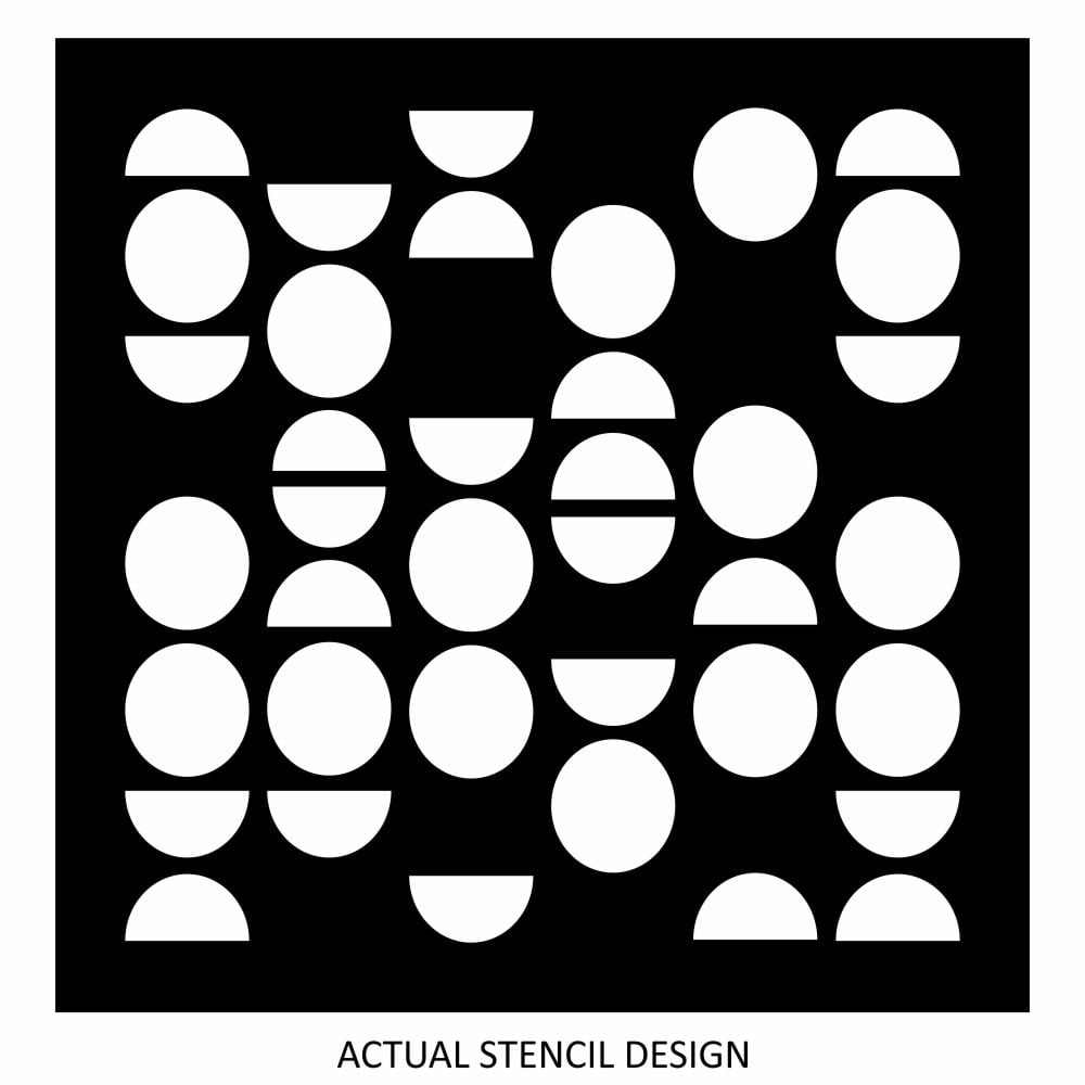 Luna Geometric Allover Stencil