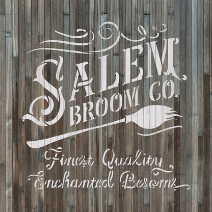 Salem Broom Co Stencil