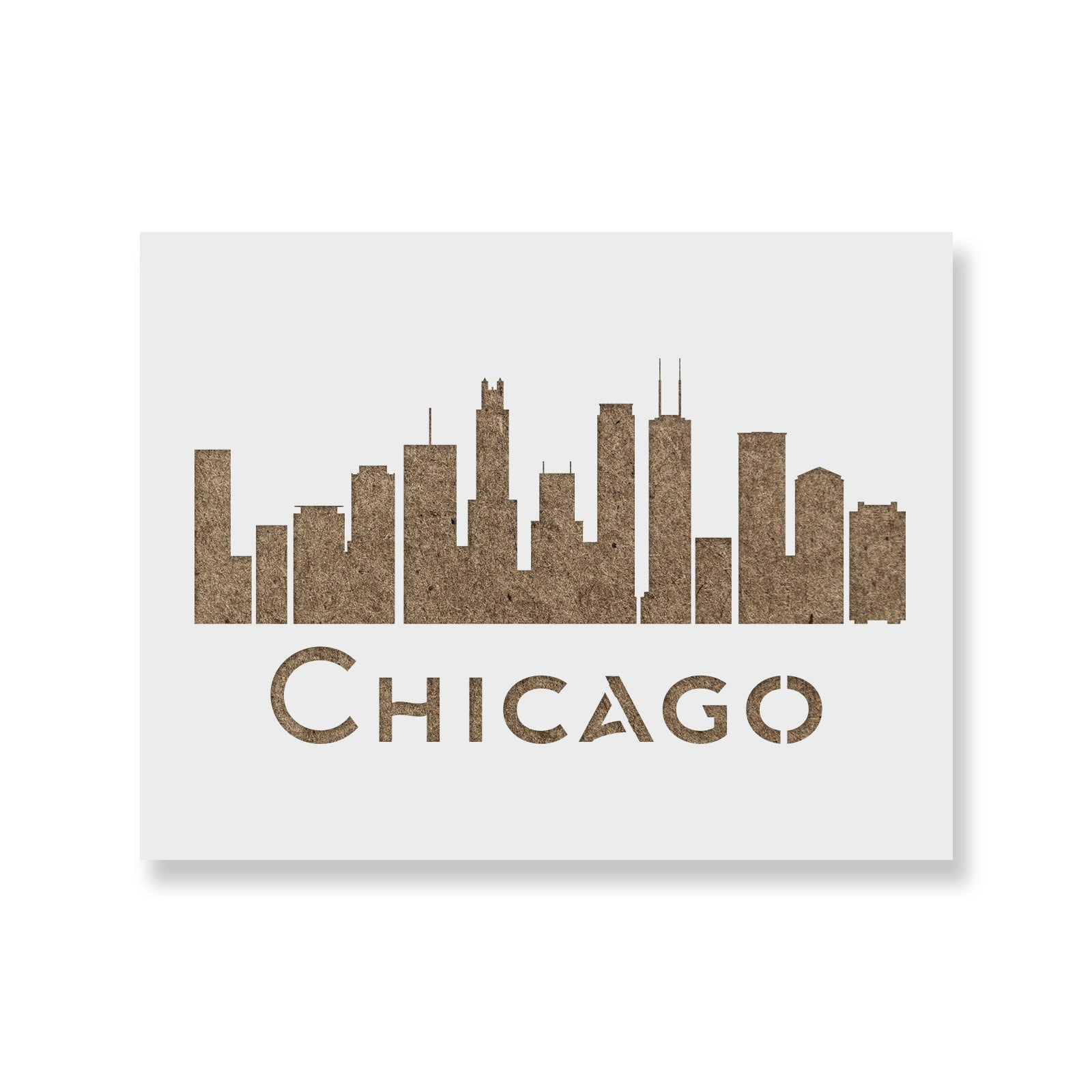 Chicago Skyline Stencil