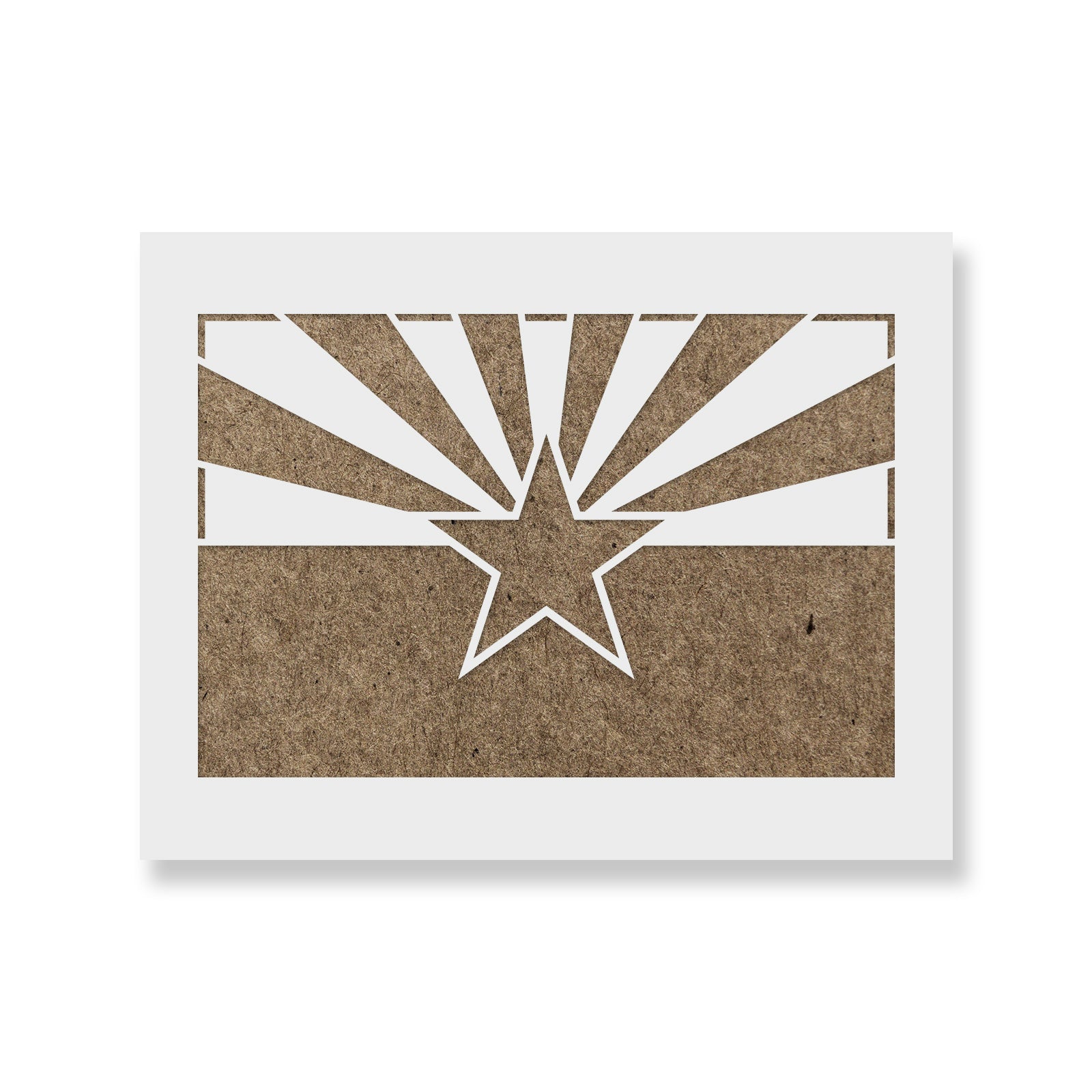 Arizona State Flag Stencil