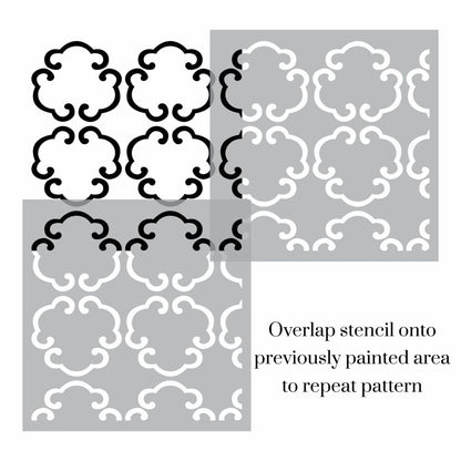 Moroccan Trellis Wall Stencil