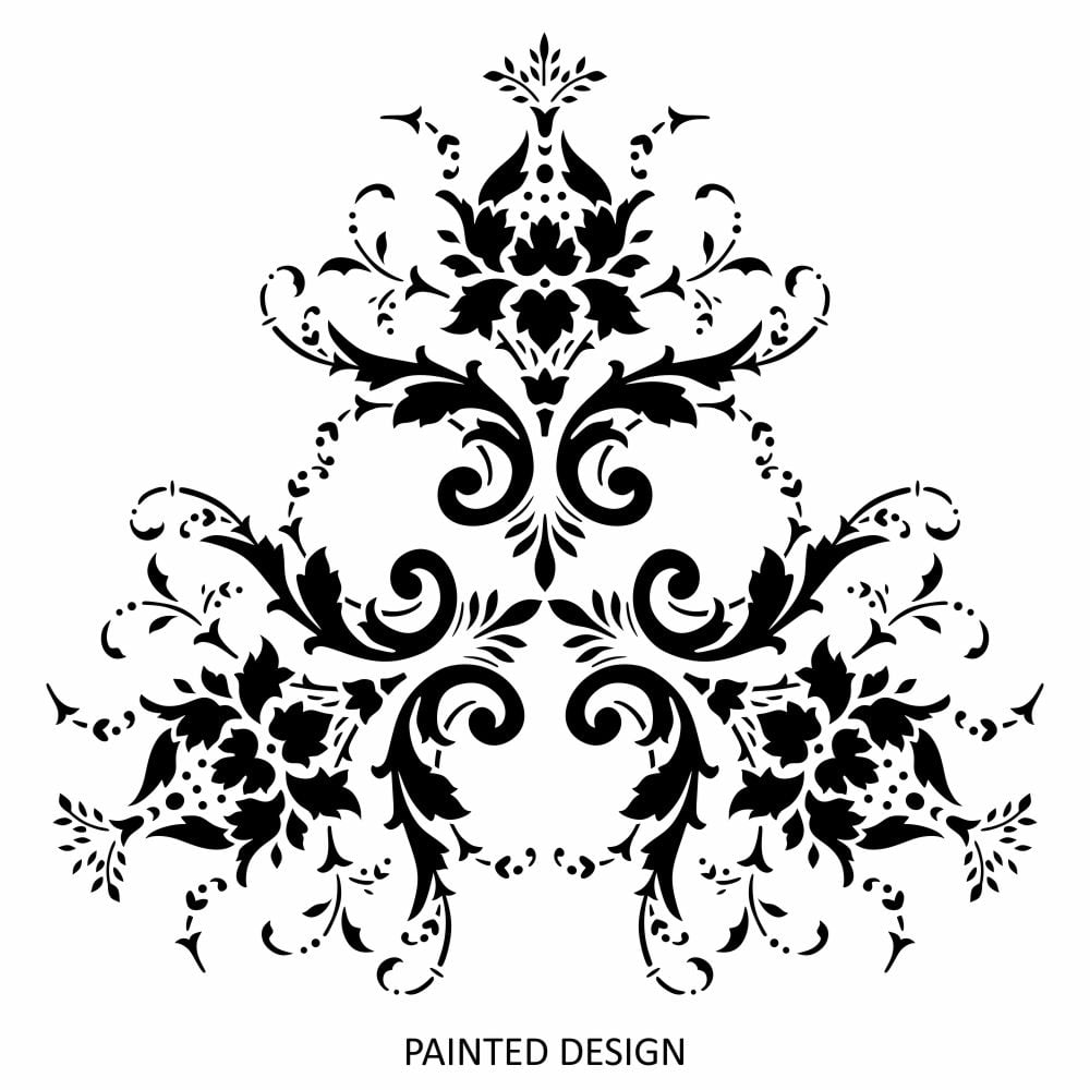 Devinne Damask Stencil