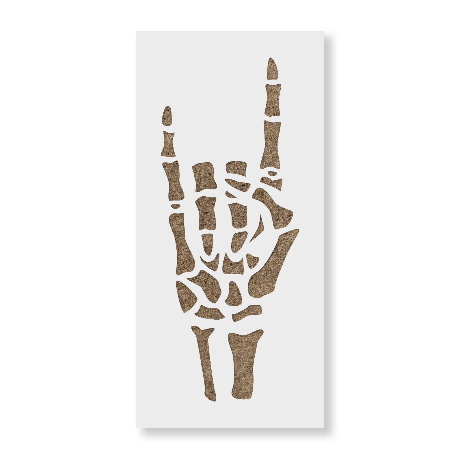 Skeleton Hand Protection Stencil