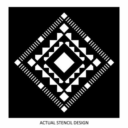 Ethnic Diamond Stencil